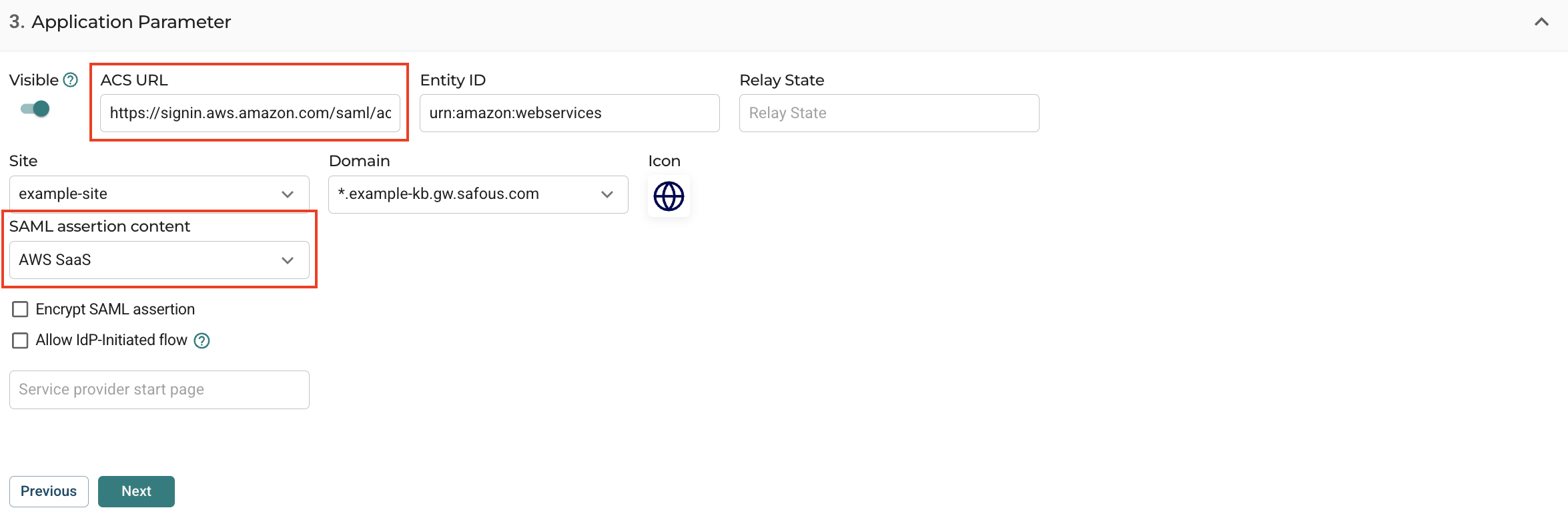SSO to AWS Management Console by Assuming IAM Role | Safous Docs 📖