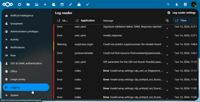 SSO to Nextcloud | Safous Docs 📖